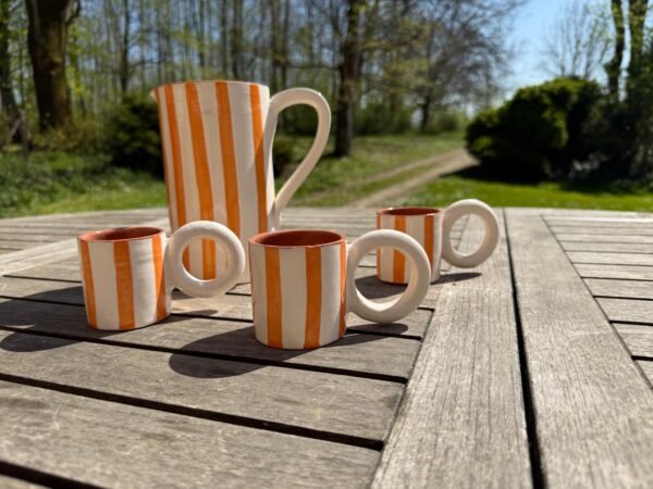 Carafe Céram - Jade & 3 verres