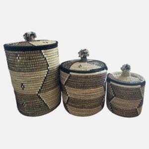 Trio paniers osier - Nia